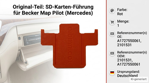 Passend für mercedes - für, becker